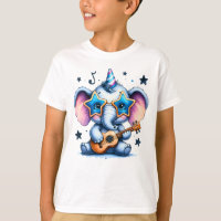 Cool Elephant Music Lover Art