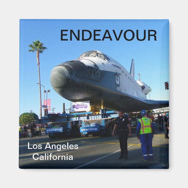 Cool Endeavour/Los Angeles Magnet! Magnet (Front)