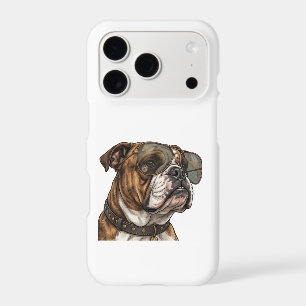 Cool English Bulldog in Aviator Sunglasses