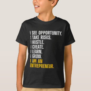 Cool Entrepreneur Art For Men Women Ceo New Busine T-Shirt