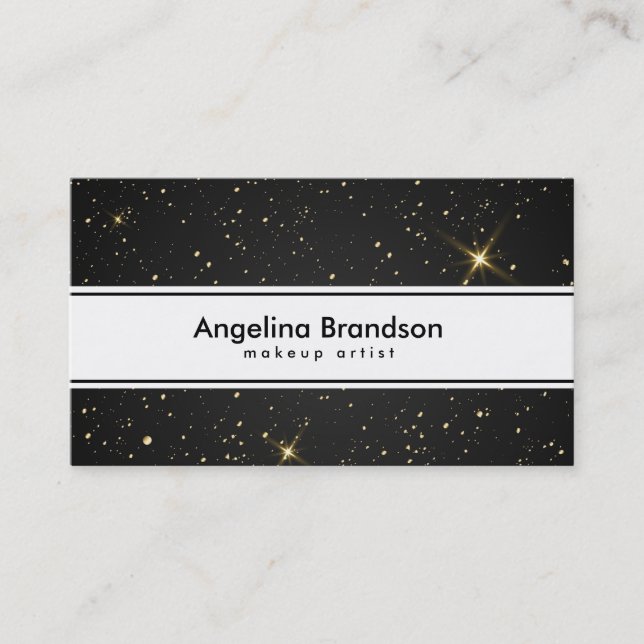 Cool et unique Carte de visite Confetti blanc (Devant)