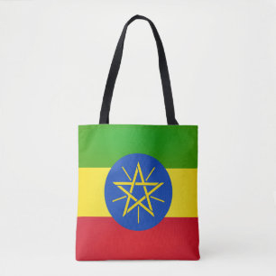 Cool Ethiopia Flag Fashion Tote Bag
