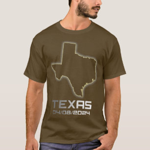 Cool exas America Astronomy otal Solar Eclipse 202 T-Shirt
