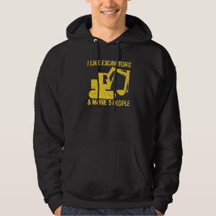 Cool Excavator For Men Women Heavy Equipment Opera Hoodie