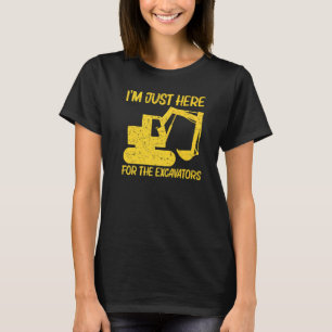 Cool Excavator For Men Women Heavy Equipment Opera T-Shirt