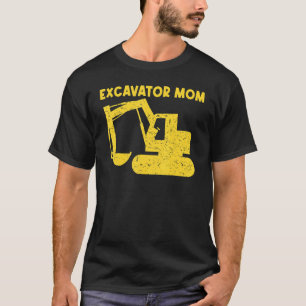 Cool Excavator For Mom Women Heavy Equipment Opera T-Shirt