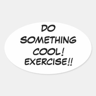 COOL exercise sticker