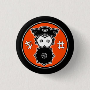 Cool exotic thing 1 inch round button