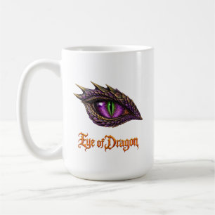  Cool Eye of Dragon Purple Dragon Lover Eyeball  Coffee Mug