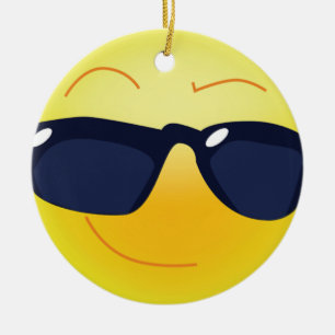 COOL FACE CERAMIC ORNAMENT