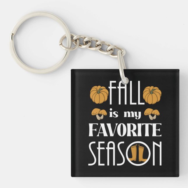 Cool Fall  Keychain (Front)