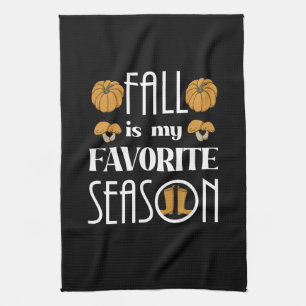 Cool Fall Kitchen Towel