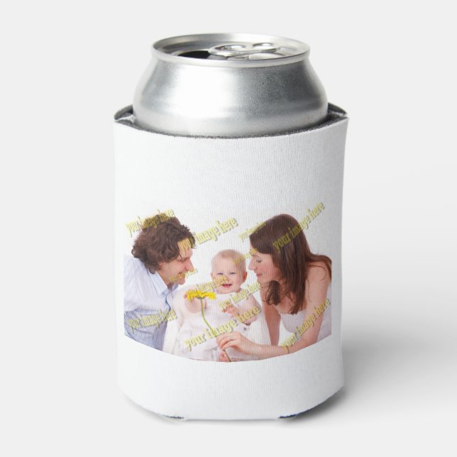 Cool Family Stylish Fab Photo Collage Can Cooler (Can Front)