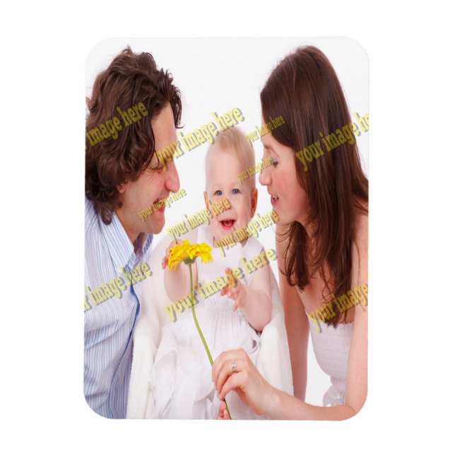 Cool Family Stylish Fab Photo Collage Magnet (Vertical)
