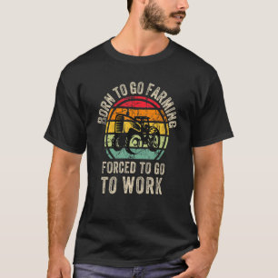 Cool Farming agriculture Graphic Farmer Tractor Me T-Shirt