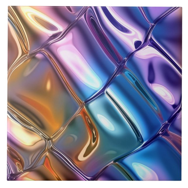 Cool faux foil pattern  tile (Front)