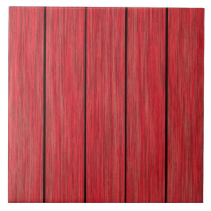 cool faux red wood  tile