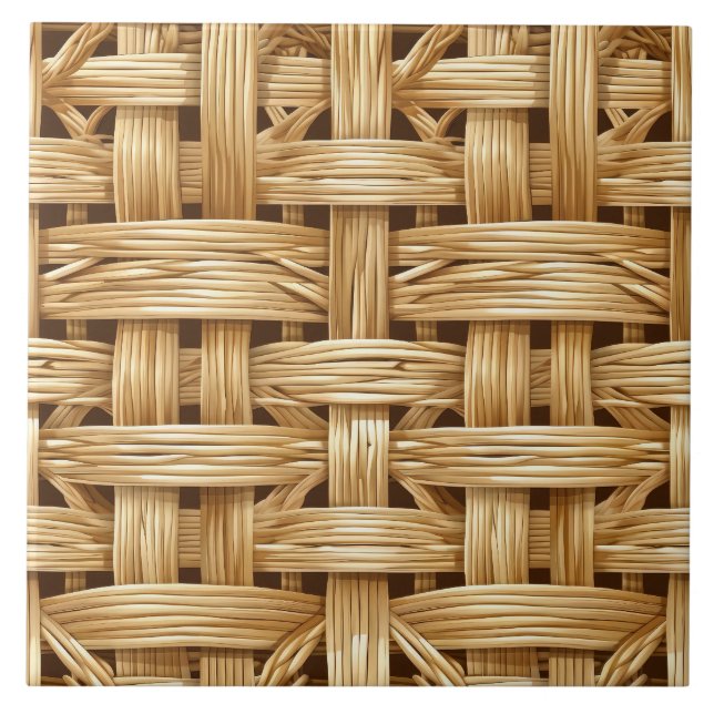 Cool faux weave pattern  tile (Front)