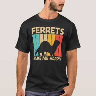 Cool Ferret For Men Women Ferret Pet Animal T-Shirt