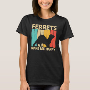 Cool Ferret For Men Women Ferret   Pet Animal T-Shirt