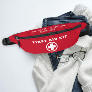 Cool First Aid Red Cross Medical To Go Travel Kit Fanny Pack