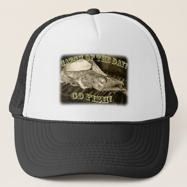 Cool Fish Hat! Trucker Hat (Front)