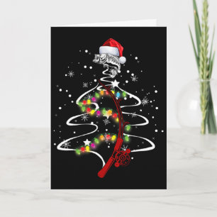 Cool Fishing Christmas Tree B Fisherman Gift  Card