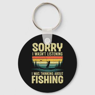 Cool Fishing For Men Women Fisherman B Trout Fish Keychain