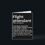 Cool Flight Attendant Design For Men Women Flight  Card<br><div class="desc">Cool Flight Attendant Design For Men Women Flight Attendant</div>