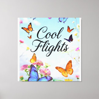 Cool Flights Butterfly Canvas Print