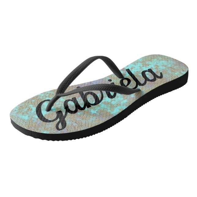 Cool Flip Flops with Your Name (Angled)