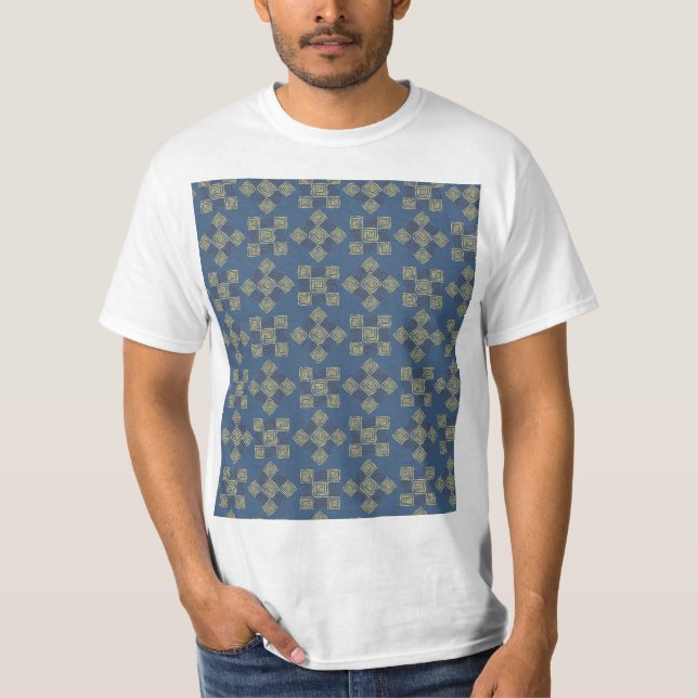 Cool Floral Pattern T-Shirt (Front)