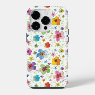 Cool Flower Graphic Colourful Art iPhone Case