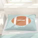 Cool Football Kids Pillowcase<br><div class="desc">Football themed kids bedroom design.</div>