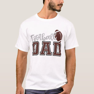 Cool Football sports Dad word art T-Shirt
