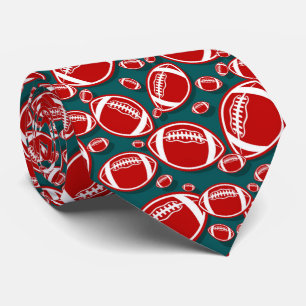 cool football sports pattern  tie