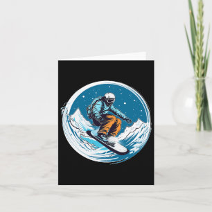 Cool For Snowboard And Ski Lover In The White Moun Card