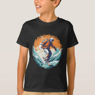 Cool For Snowboard And Ski Lover In The White Moun T-Shirt