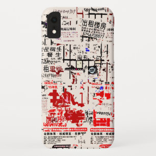 Cool Foreign Torn Peeled Billboard iPhone XR Case