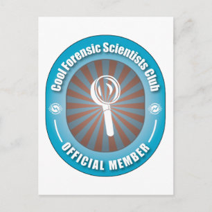 Cool Forensic Scientists Club Postcard