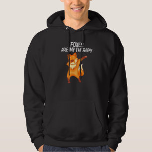 Cool Fox Art For Men Women Dabbing Red Arctic Swif Hoodie