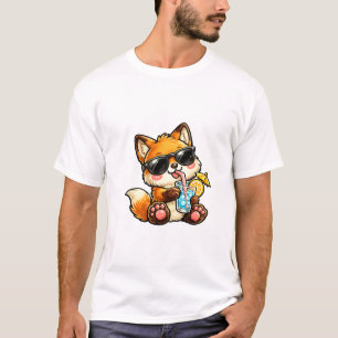Cool Fox Drink T-Shirt