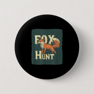 Cool Fox Hunting Costume For Adults And Kids  2 Inch Round Button