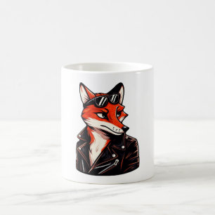 Cool Fox - Vintage Animal Coffee Mug