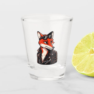 Cool Fox - Vintage Animal Shot Glass