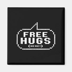 Cool Free Hugs Quotes Novelty Graphic Tees &amp; C Magnet
