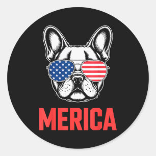 Cool French Bulldog Art For Men Women Kids Frenchi Classic Round Sticker