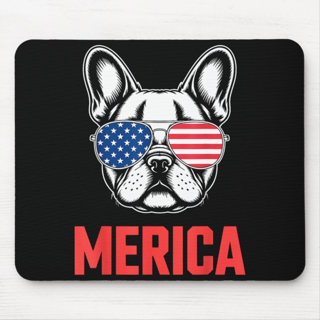 Cool French Bulldog Art For Men Women Kids Frenchi Mouse Pad (Front)