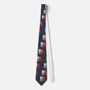 Cool French flag design Tie