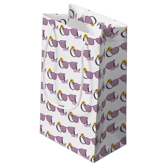 Cool FRIEND Sunglasses Small Gift Bag (Back Angled)